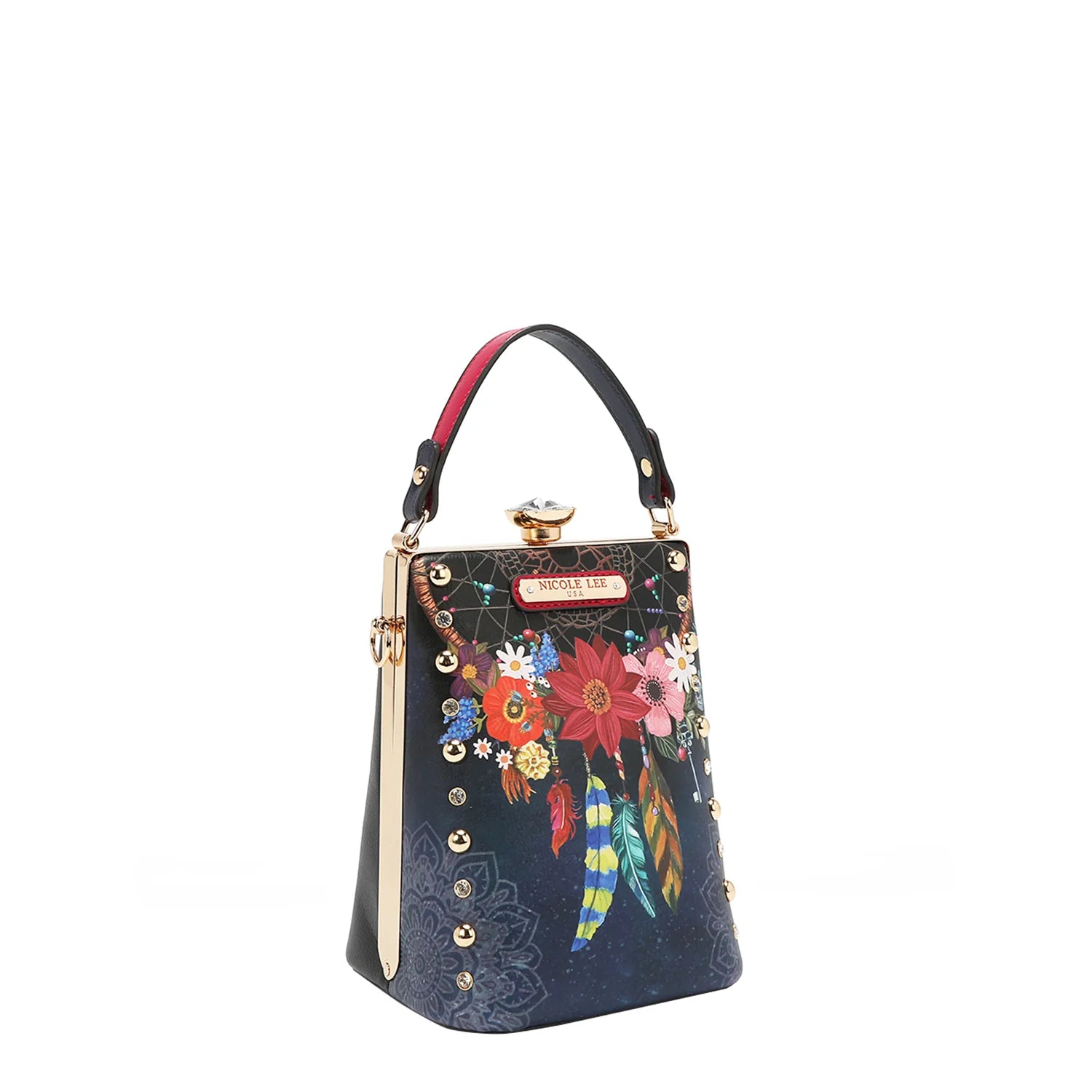 Diamond Stone Clutch
