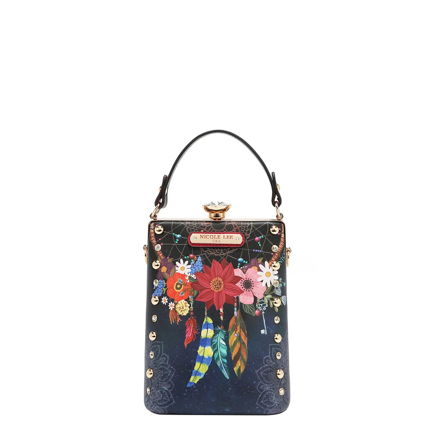 Diamond Stone Clutch