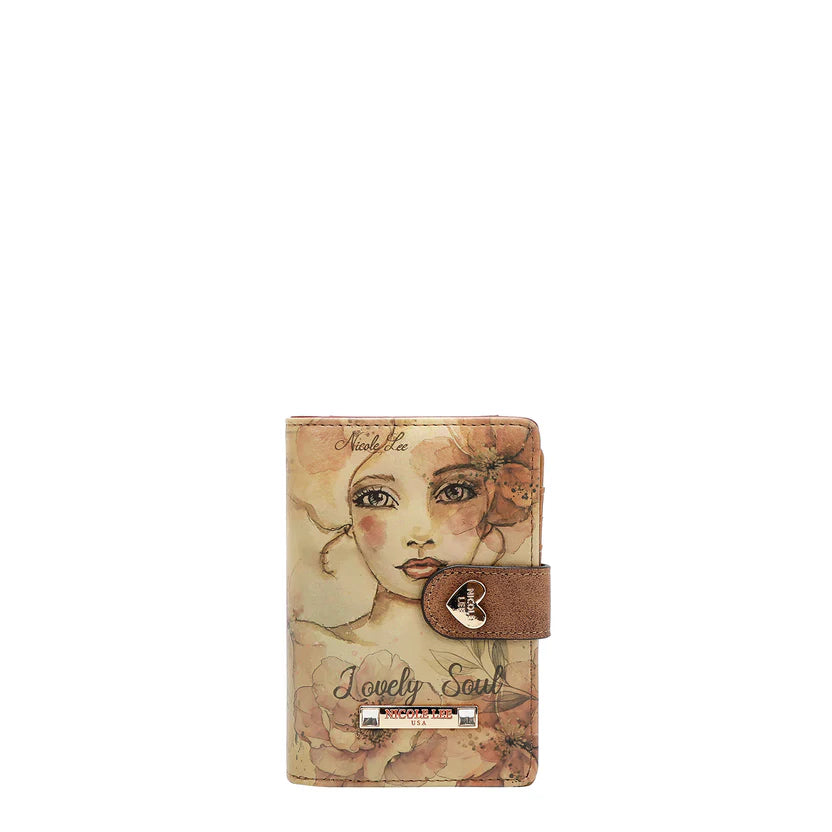 Compact Snap-Tab Wallet Organizer