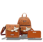 3PC Set Backpack, Crossbody and Wallet
