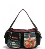 Denim Shoulder Bag - ALB