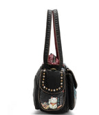 Denim Shoulder Bag - ALB