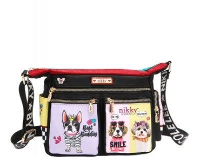 Multi Pocket Small Crossbody Shoulder Bag