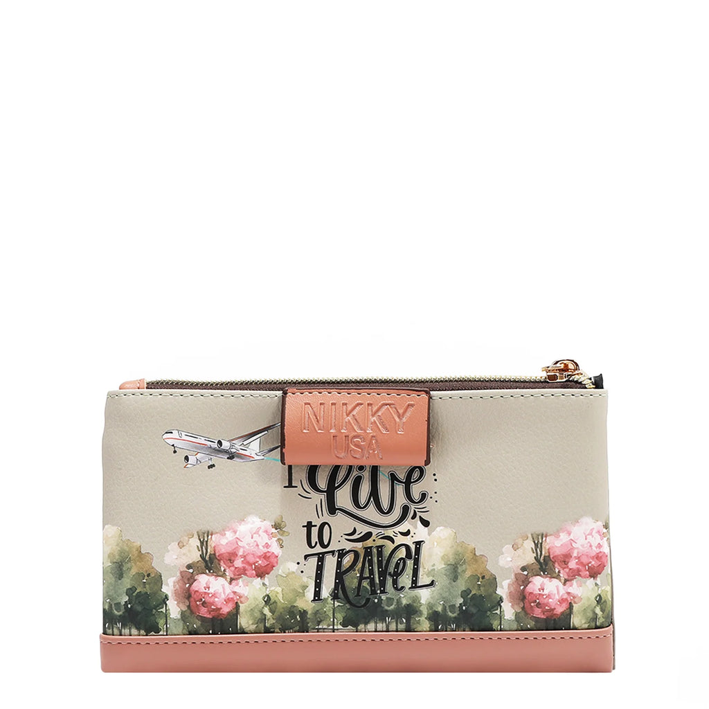 Bi-Fold Zipper Wallet